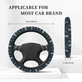 thumbnail image 5 of Bingfone Vintage Marine Steering Wheel Cover - Universal 15 Inches Car Steering Wheel Covers Grip Auto Internal Accessories, 5 of 7