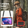 thumbnail image 6 of XYX For Lenovo Tab TB-311XU/K10C TB-311FU Case 10.1 inch, 3in1 Heavy Duty Shockproof Tablet Case with Stand, Shoulder Strap, Red, 6 of 7