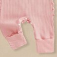 thumbnail image 5 of CAUYDY Newborn Baby Girls Romper Outfits Letter Daddy's Girl Print Ruffle Jumpsuit Bodysuit Fall Winter Clothes(L101-Watermelon Red,3-6 M), 5 of 7