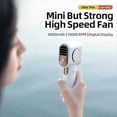 thumbnail image 3 of Ventilador Mini Turbo Silencioso Sin Aspas, Potente Soplador de 100 Velocidades, 4000 MAh, Portátil USB con Pantalla LED., 3 of 5