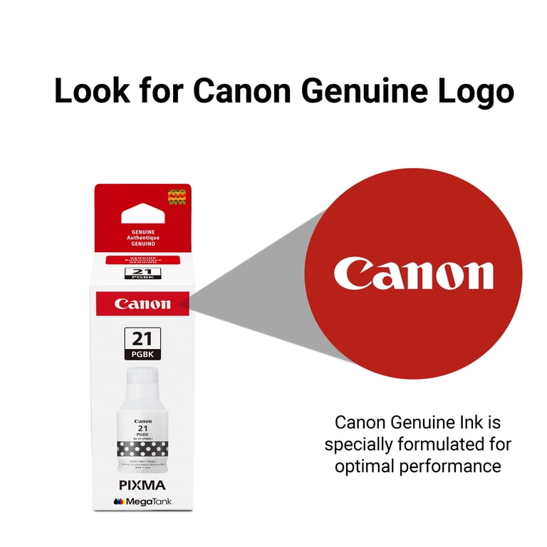 Canon GI-21 Pigment Black Ink Bottle - Walmart.com