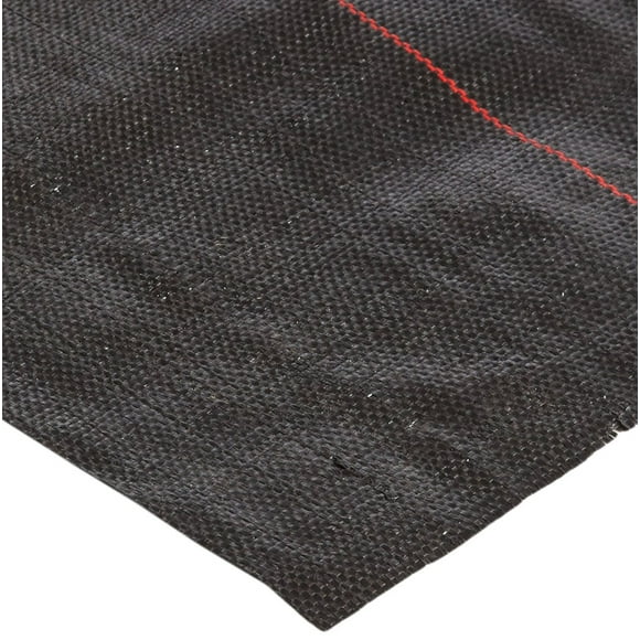 Mutual WF200 Polyethylene Woven Geotextile Fabric, 300' Length x 6' Width, Black