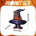 thumbnail image 5 of SeekLGT Halloween Ghost Decor Wooden Table Sign with Broomstick Freestanding Block Decor for Tiered Tray Home Kitchen Mantel, 1 pc, 5 of 8