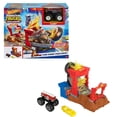 thumbnail image 1 of Pista de Juguete Hot Wheels Monster Trucks Arena de Demolición Retos de Entrada 5-Alarm, 1 of 4