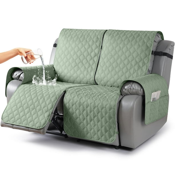 Funda para muebles TAOCOCO, impermeable, para sillón reclinable, color verde salvia