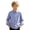 Sky Blue, variant on Fozruso Striped Button-Down Shirts for Boys Long Sleeve Collared Dress Shirts for Toddler and Kids