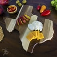 thumbnail image 4 of Totally Bamboo Rock & Branch Series Shiplap Texas State Shaped Wood Serving and Cutting Board | Great for Wall Art, 4 of 7