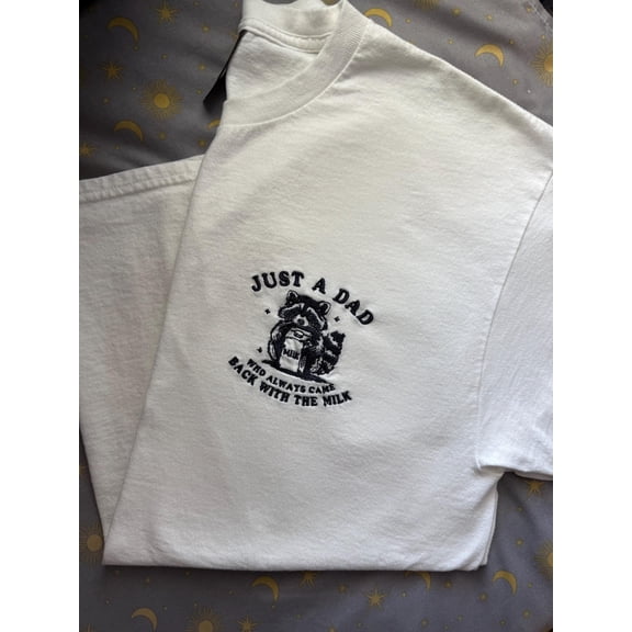 Racoon Embroidered T-shirt