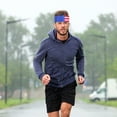 thumbnail image 1 of OULII Bandeau Bleu Léger Respirant pour Sport Course Tennis Entraînement Physique, 1 of 8