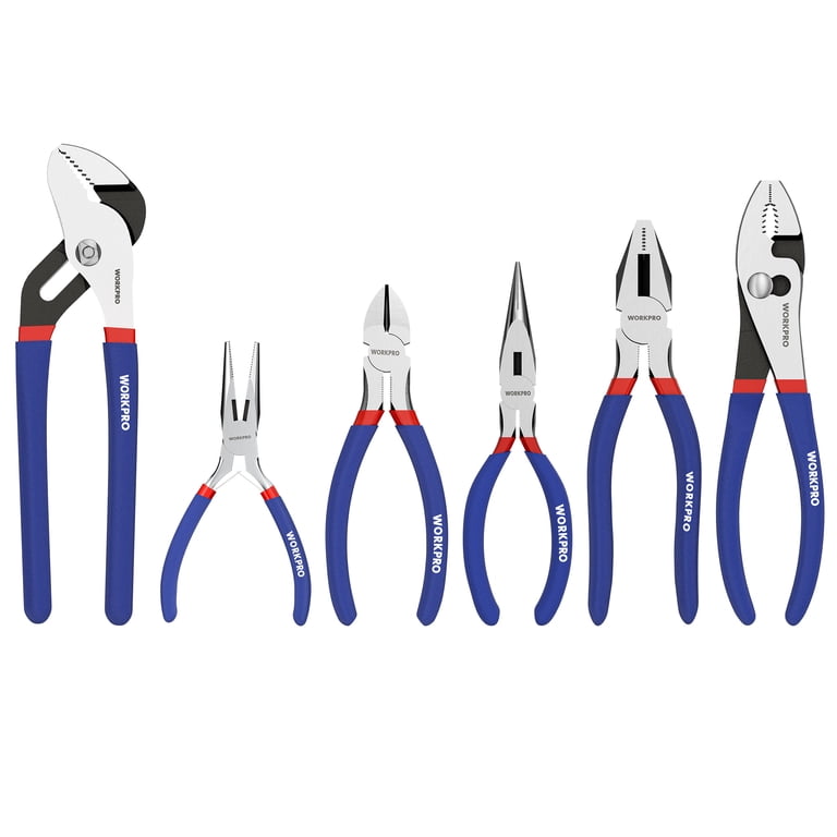 WORKPRO 7-Piece Pliers Set with Comfort Grip Handles photo 1
