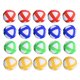 thumbnail image 2 of 20 pelotas adhesivas de golf, juguetes deportivos resistentes para fiestas en interiores, accesorios para juegos. Estilo A, 2 of 8