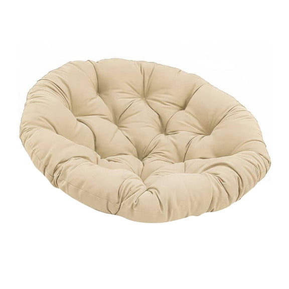 amagogo Basket Chair Cushion Round Swing Seat Furniture Cushion Thick Polyester Padding 80cm Diameter for Indoor Balcony Relaxation
