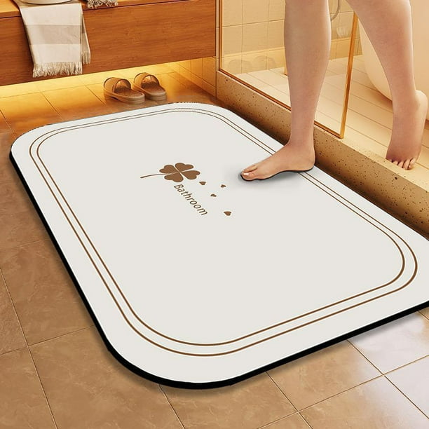 Alfombras de baño, alfombras para sala de estar, alfombra de área, alfombra de baño para el hogar, alfombra de baño con absorción de agua, alfombra de entrada, alfombra de diatomeas para secado de ino