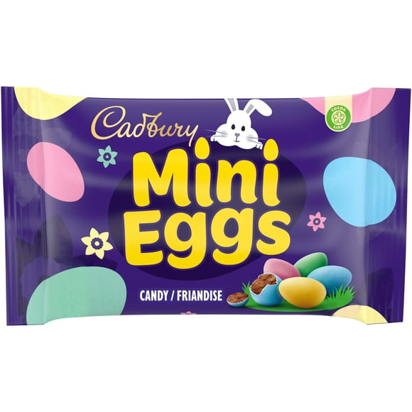 Cadbury, Mini Eggs, Chocolatey Candy Eggs, Easter Basket Treats, 33 g