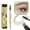 A, variant on Eyebrow Gel - Double-End Styling Eyebrow Pen, 2-In-1 Eyebrow Pencil with 4-Fork Tip & Clear Gel, Includes 3 Brow Cards, Waterproof Smudge-Proof Long-Lasting Brow Shaper for Makeup Organizers