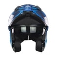 thumbnail image 3 of Casco Abatible De Moto Kov Snow Superman 2.0 Azul Dot, 3 of 5