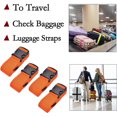 thumbnail image 4 of Lot de 4 Sangles de Valise Réglables, Accessoires de Voyage pour Valise, 4 of 5