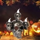 thumbnail image 5 of Estatua de Halloween Espeluznante Calavera De Halloween Estatua Quemador De Incienso Accesorios De Decoración De Fiesta Dorado Magideal Estatua de Halloween, 5 of 6