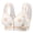 #47Beige, variant on Bras for Older Women No Underwire Front Closure Comfort Senior Wireless Snap Closing Bra