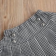 thumbnail image 5 of Kiapeise Little Girls 2 Pcs Puff Sleeve Knitted Pullover+Plaid Skirt Set, 5 of 6