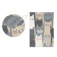 thumbnail image 5 of Yayeee Garden Flag 12" x 18" Double Sided Outdoor Yard Lawn Holiday Decorations, Blue Cute Cats, 5 of 6