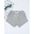 thumbnail image 5 of Gzhioc Baby Shorts Set ,Rib Button Short Sleeve Crew Neck Tops + High Waist Casual Shorts Two Piece Set, 5 of 9