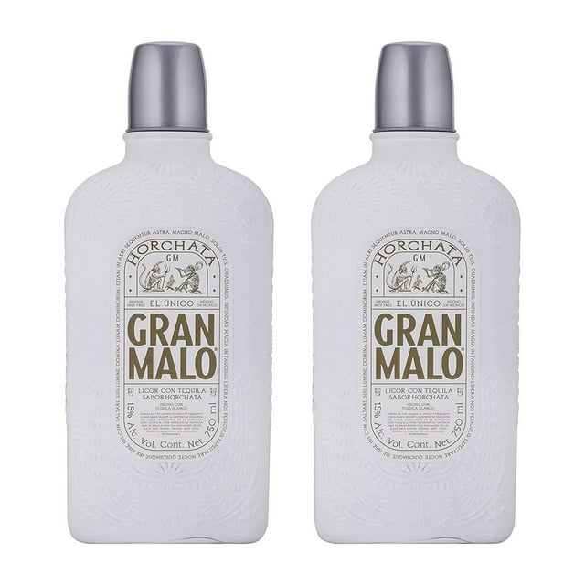 Pack de 2 Licor con Tequila Gran Malo 750 ml Horchata