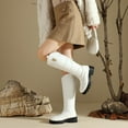 thumbnail image 7 of Women Boots Winter Flat Thick Knee-High Warm Knight Snow Boot, 7 of 7
