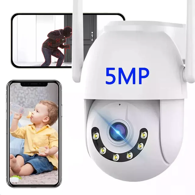 Cámara De Seguridad Inalámbrica Jooan De 5 Mp Para Exteriore