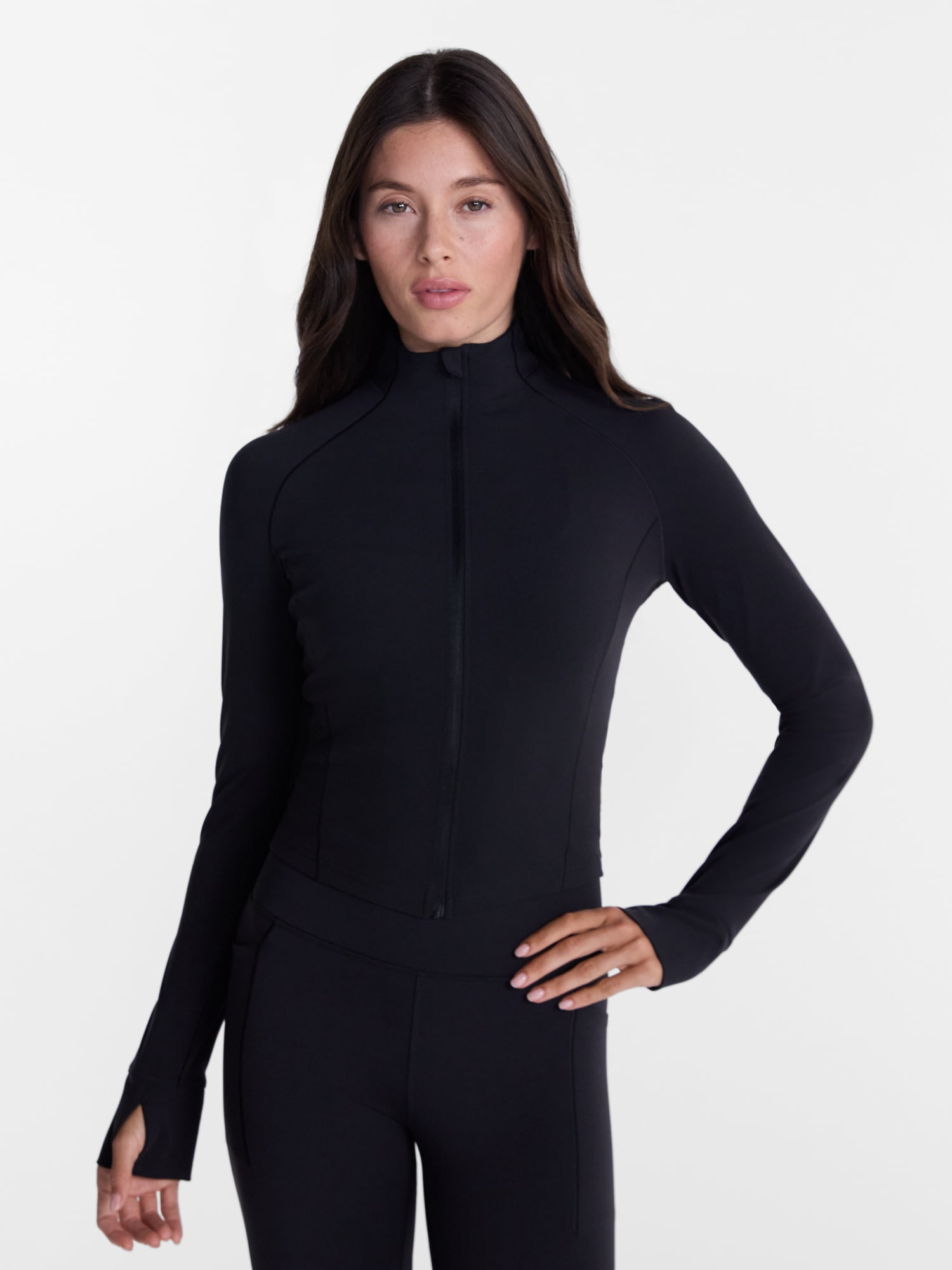 Avia Women's SoftSculpt Crop Jacket,Size XS-4X