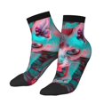 thumbnail image 3 of Salouo Psychedelic Hairless Cat Pattern Unisex Middle Tube Socks,Middle-Finger Knee High Socks Over The Calf Tube Stocking Crew Stockings for Women and Men Tube Socks, 3 of 8