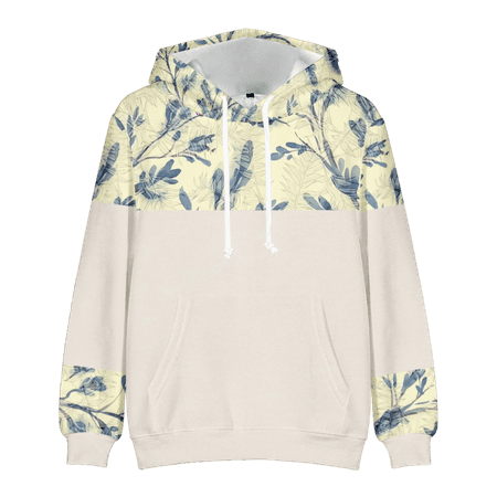 

MLFU Boys Stitching Pullover Sweatshirts Plush Fleece Oversized Regular Sweatshirt up to Size 8XL