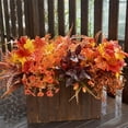 thumbnail image 2 of SDNall Fall Flowers Artificial for Decoration, Simulated Flowers Halloween Thanksgiving Decoration Props Artificial Fake Flowers Persian Maple Leaf Branch Decoration 12Pcs, 2 of 6