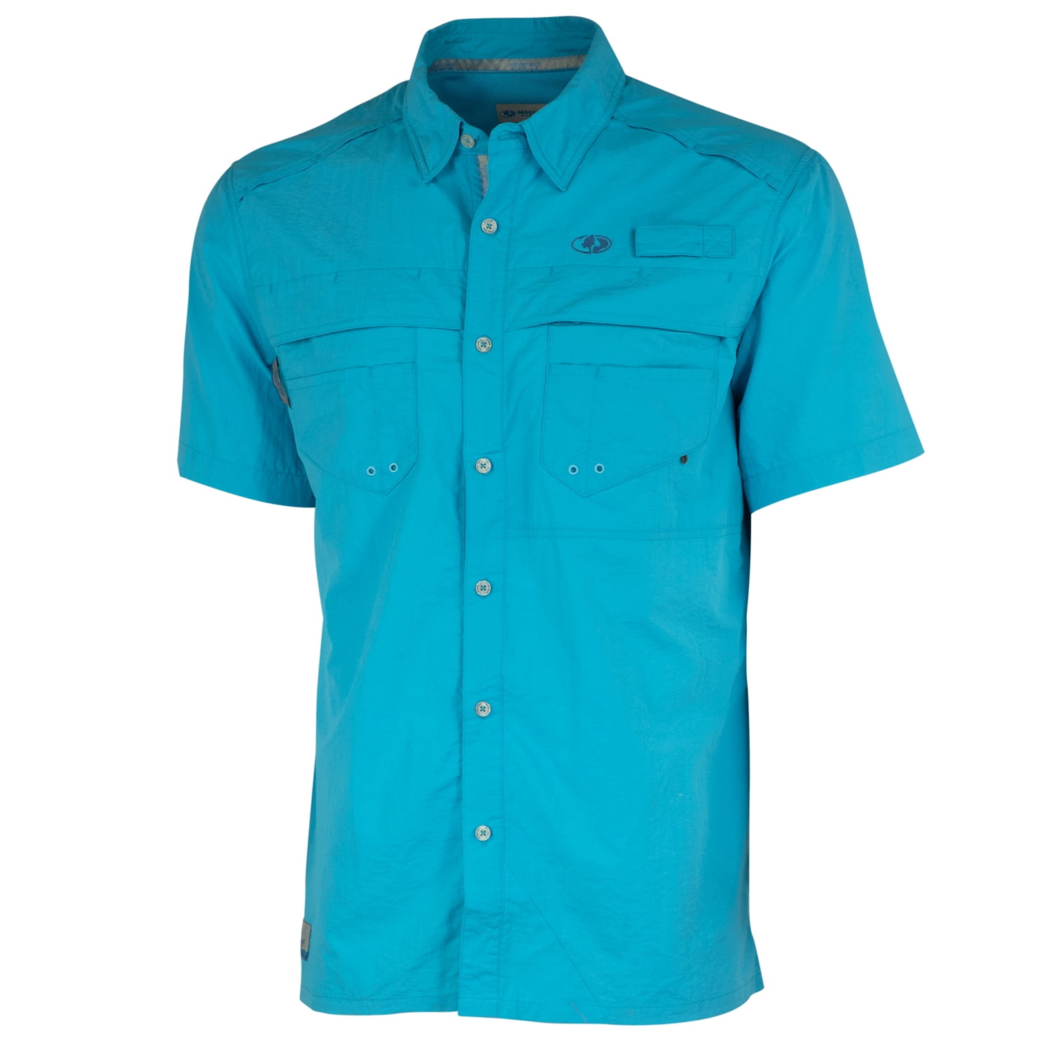 Mossy Oak Men's Short Sleeve Fishing Shirt - Walmart.com