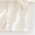 thumbnail image 6 of Boys Girls Kids Thick Coral Fleece Bathrobe,Warm Cozy Hooded Robe with Adjustable Belt,Cute Print,for Boys Girls Toddlers 18-24 Months 2-12T for Cold Weather Kids Pajamas,White,Size 4-5T, 6 of 6