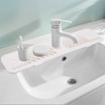 thumbnail image 2 of Unique Bargains Faucet Mat for Kitchen Sink Splash Guard Sink Area Mat Beige, 2 of 6