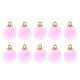 thumbnail image 2 of 10 piezas Mini bola de cristal Multicolor mate adorno colgante para Navidad Rosado Zulema Ronda mate colgante de cristal, 2 of 8