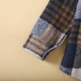 thumbnail image 5 of EnJoCho Toddler Fashion Clothing Toddler Boys Girls Shirt Coat Jacket Plaid Long Sleeve Kids Turn Down Collar Button Tops Outwear Kids Trendy Clothing Outfit 3-4 Years, 5 of 7
