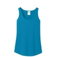 thumbnail image 5 of Port & Company Ladies Core Cotton Tank Top-XL (Neon Blue), 5 of 6