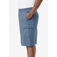 thumbnail image 3 of KingSize Men's Big & Tall Lightweight Jersey Cargo Shorts, 3 of 5