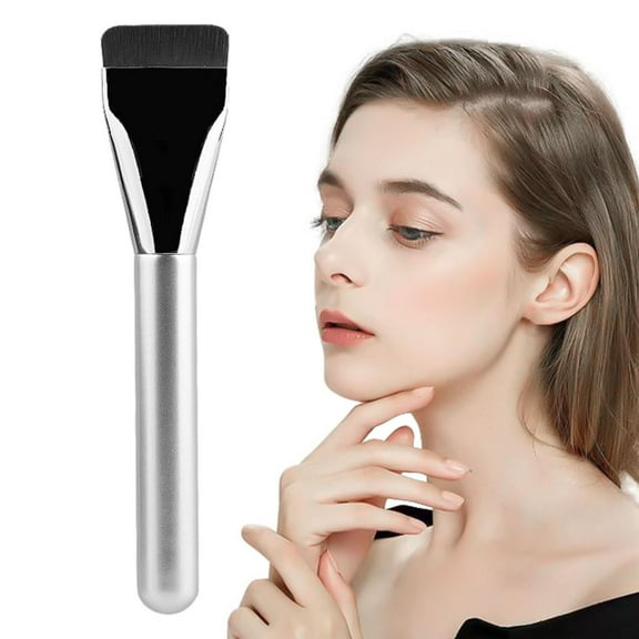 Kokovifyves Beauty Tools Makeup Brushes under $5 Foundations Makeup Brush Flat Light Concealer Brush for Blending Liquids Powder