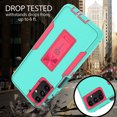 thumbnail image 6 of CoverON For Samsung Galaxy A13 5G Case, Military Grade Heavy Duty Full Body Phone Kickstand Cover - Teal, 6 of 8
