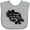AC-Heather Grey, variant on Inktastic Future Monster Truck Driver Boys or Girls Baby Bib