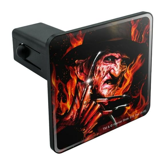A Nightmare on Elm Street Freddy's Fire Tow Trailer Hitch Cover Plug Insert