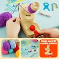 thumbnail image 4 of 58Pcs Yarn Ball Winder Set Hand Operated Low Noise Wool Winder with 6 Colors Wool Yarn Portable Lightweight Wool String Winder Reusable Manual Wool Winder for Wool Yarn Crafts, 4 of 10