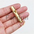thumbnail image 2 of For Brass Outdoor Survival Whistle Equipment Fan Supplies Retro Referee Brass Whistle Pure Brass Sur, 2 of 5