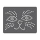 Rhinestone Genie Peace Symbol Magnetic Rhinestone Template – Easy DIY Bling Kit