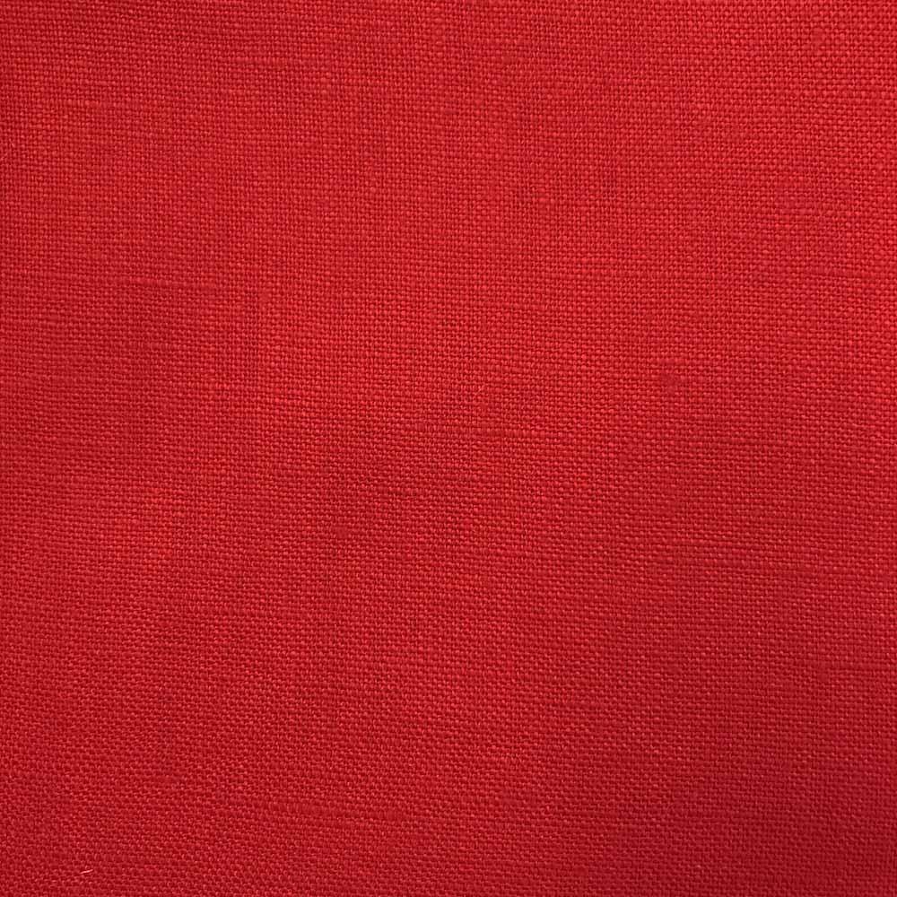 Linen Fabric 60 Wide Natural 100% Linen By The Yard (Red)