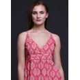 thumbnail image 2 of Bimba Damask Women Printed Sleeveless Long Maxi Strappy Bohemian Beach Dress-XX-Large, 2 of 6