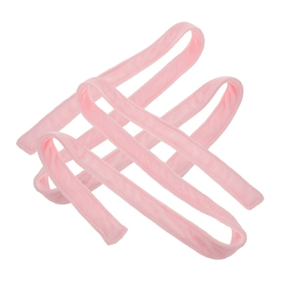 Homoyoyo Pink Flannel Women's Robe Belt for Bathrobe Elegant Design Comfortable Replacement Strap 2pcs
